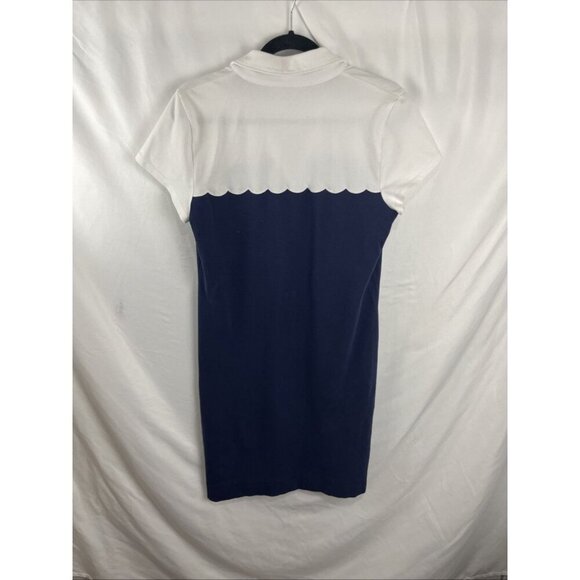 Lily Pulitzer Cotton Blue & White Nautical Golf Dress Women's Size L - Picture 7 of 11